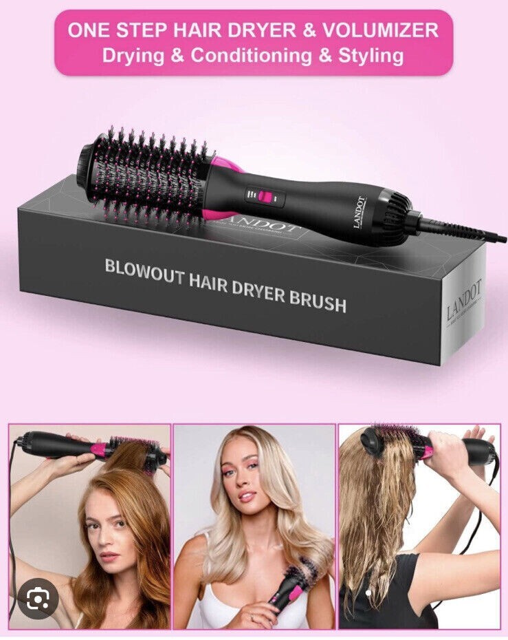 Blowout Revlon One Step Hair Dryer Tips Hairbrush Revlon Hair