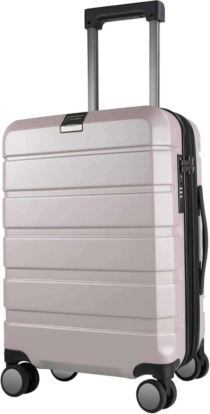 Hardside Expandable Carry on Luggage with Spinner Wheels & Built-In TSA Lock, Du