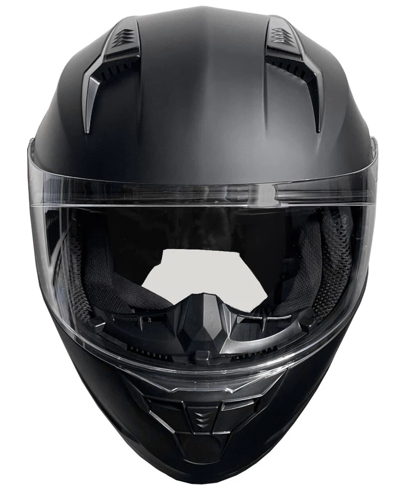 Motorradhelm Integralhelm Helm 67 Rollerhelm Sturzhelm matt schwarz S M L XL ! - Bild 4 von 4