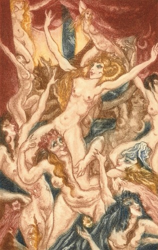❤️ 1930 Nicolas Sternberg Suite de 12 eaux fortes en couleurs Roi Pausole Louÿs - Picture 3 of 15