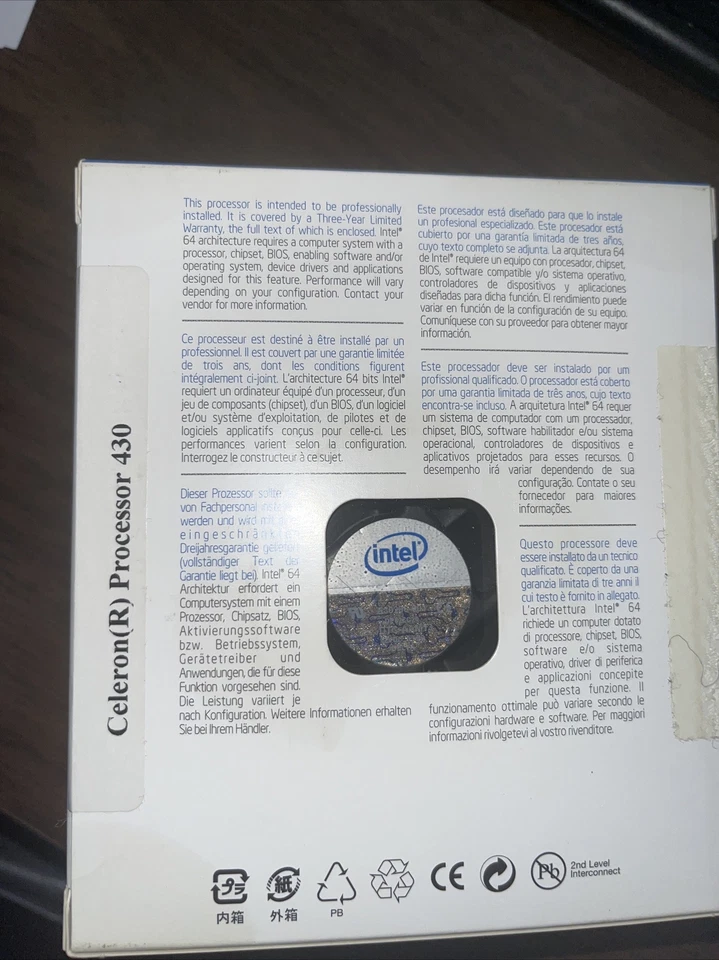 Intel Celeron 430 1.8GHz (BX80557430) Processor - Image 4 of 4