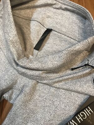 KYODAN Women Leggings Gray Herringbone XS MEDIUM LARGE