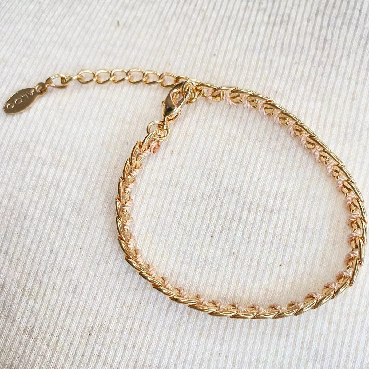 Aldo Bracelet Gold Tone Wrapped Chain Links With Hang Tag eBay