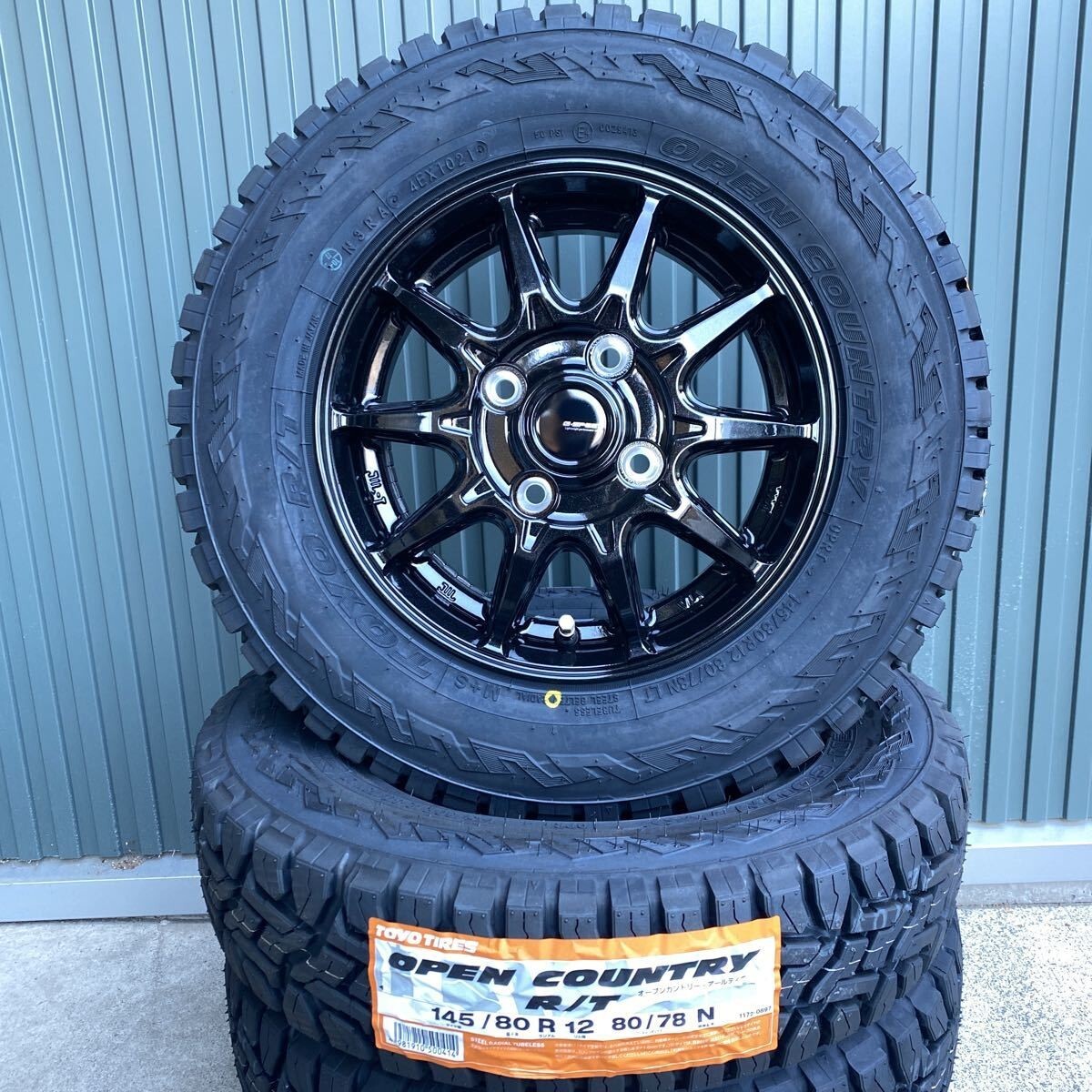 Toyo Open Country R/T 145/80R12 (145R12) Set of 4 Acty Carry Toyo Open Country R/T 145/80R12 (145R12) Set of 4 Acty Carry