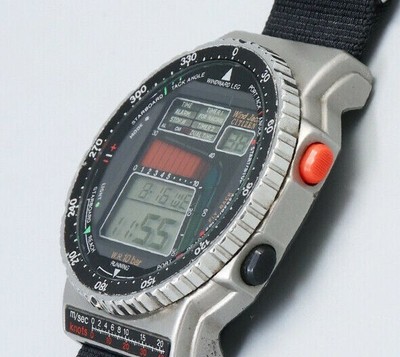 CITIZEN Wind Jack D120-312538TA Digital Quartz Men's Watch | eBay