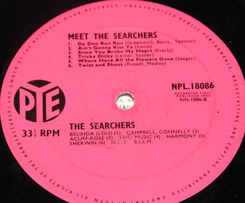 MEET THE SEARCHERS LP FULLY HAND SIGNED BY TONY CHRIS MIKE JOHN UACC DEALER - Picture 11 of 12