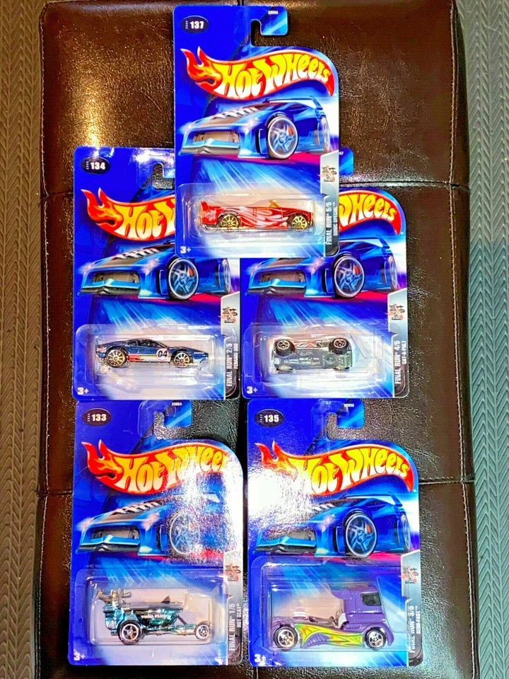 2004 Hot Wheels 2004 Final Run Full Set 5 Vehicles #133,#134,#135,#136,#137 NIP - Image 2 of 4