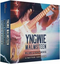 Autographed Yngwie Malmsteen Blue Lightning deluxe CD w/ signed postcard last 1