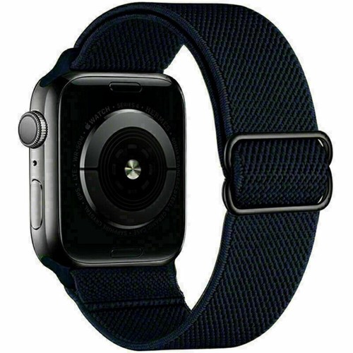 Elastyczny pasek do Apple Watch Series 9/8/Ultra2/7/6/5/SE 38-45mm 49mm nylonowy pasek - Zdjęcie 22 z 29