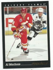 AL MACINNIS 1993-94 PINNACLE CARD NM-MT+ CONDITION