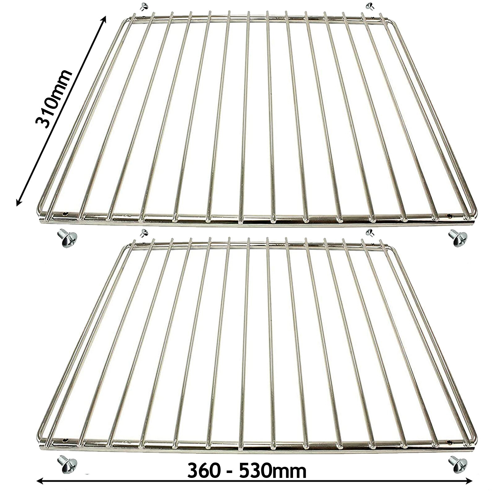Adjustable Oven Shelf for ZANUSSI Chrome Cooker Grill Shelves