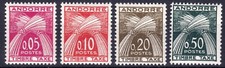 ANDORRA 1961 POSTAGE DUE STAMPS SG FD185-188 FULL SET OF 4 MLH CV £90