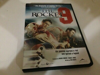 Rocket 9 DVD The Maurice Richard Hockey Movie! French with