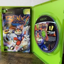 Blinx: The Time Sweeper (Microsoft Xbox, 2002) Complete In Box CIB Tested/Works 