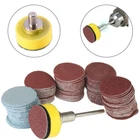 100Pcs Sanding Discs Pad Kit 1 inch for Drill Grinder 100-3000 Grit Rotary Tools