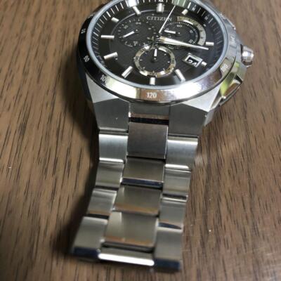 Citizen Attesa AT3010-55E Eco-Drive Chronograph Black Slv