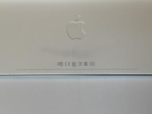 Apple A1243 Aluminium USB Kabelgebunden Tastatur mit Ziffernblock Weiß - Bild 5 von 5