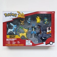 Pokemon Battle Ready Battle Figure Multi-Pack 8 Figures - Jazwares Nintendo -NEW