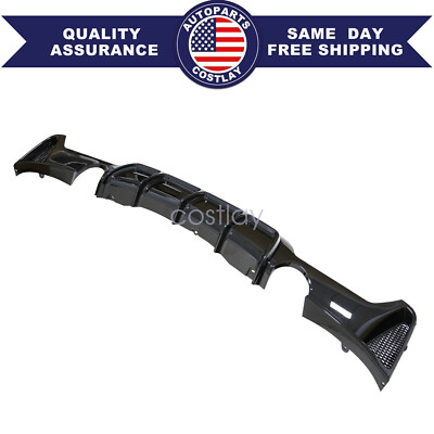 #ad #ad Fit BMW 4 Series F32 F33 F36 M Sport 14 20 Gloss Black Rear Bumper Lip Diffuser $72.99