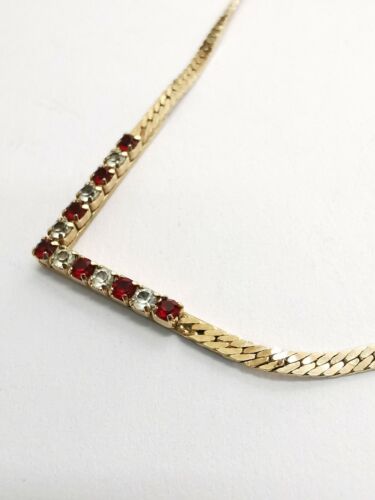 Set 2 Halsketten Avon Golden, Steine Rosa, Rot. Ref56940 - Bild 7 von 7