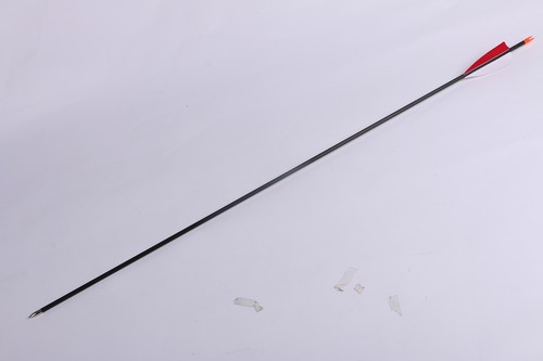 6pcs 28" Carbon Arrows Spine 700 with Turkey Feathers Fixed Arrow-tips - Picture 9 of 9