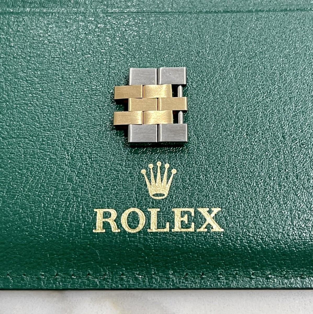 OEM ROLEX Datejust JUBILEE 2 LINKS 18K YG /SS FOR 36mm 16013 16233