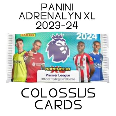 Panini Adrenalin XL PREMIER LEAGUE 2024 COLOSSUS CARDS 2023-24 Season