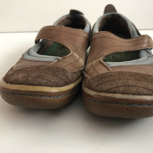 Scarpe basse da passeggio Cushe Manuka marrone salice blu pelle Mary Jane donna 6 - Foto 5 di 9