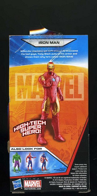 IRON MAN ( 6" ) MARVEL ( BASIC ) MARVEL AVENGERS ( 2015 ) ACTION FIGURE