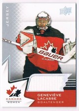 2020-21 UPPER DECK TEAM CANADA WOMEN GENEVIEVE LACASSE JERSEY 1 COLOR #46