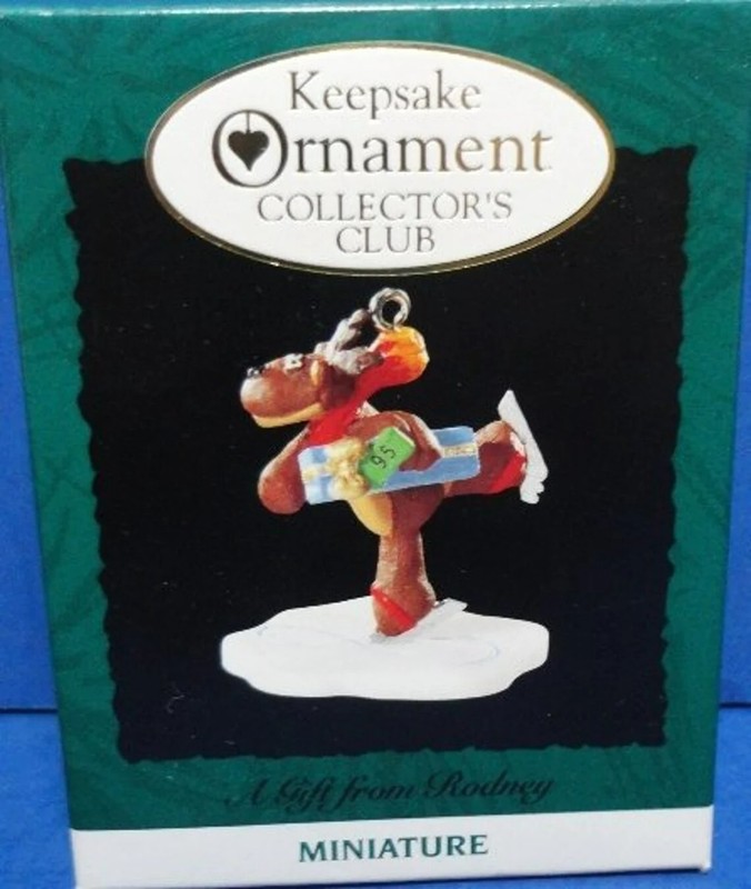 Hallmark Keepsake Ornament MINIATURE 1995 A GIFT FROM RODNEY Collector's Club 