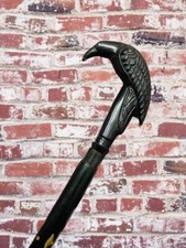 Raven Wooden Walking Stick Antique Black Cane 37 inches Raven Head Men  Women