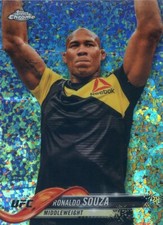 2018 Topps UFC Chrome RONALDO SOUZA JACARE #8 DIAMOND HOT BOX REFRACTOR SP