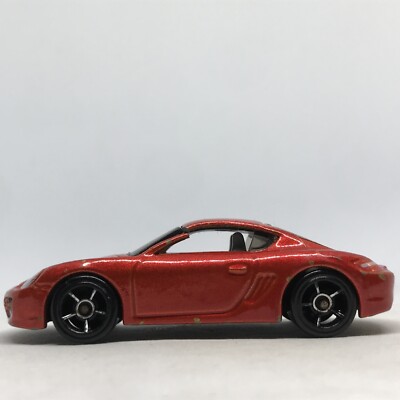 Hama出品 Hot Wheels Porsche Cayman S Orange - Made In Malaysia | eBay