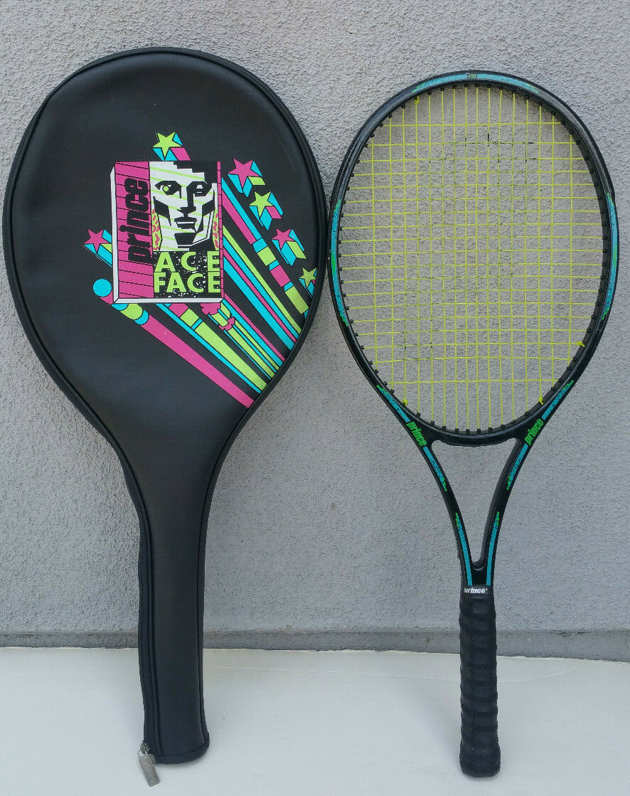 Vintage Prince Ace Face Tennis Racquet Racket 110 Sq In 4 1