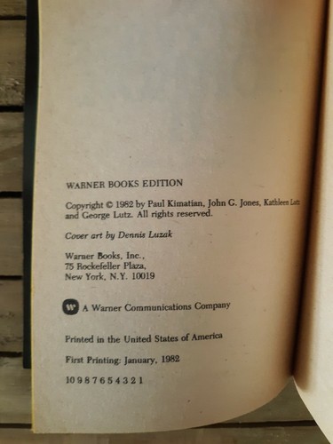 The Amityville Horror II 2 Book John G Jones Paperback Paperbacks From Hell 1982 - Picture 7 of 8