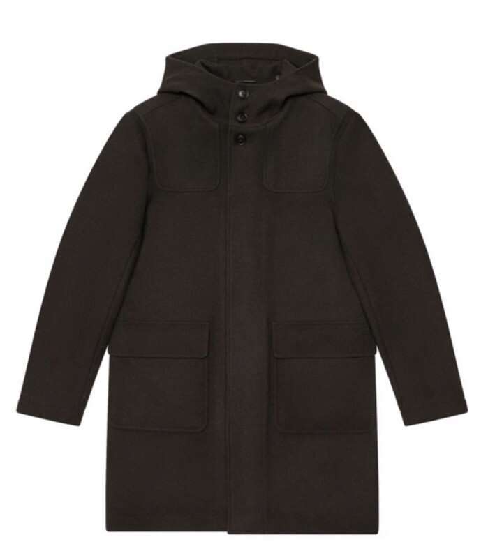 NEW Slate & Stone Men's Wool Blend Duffle Coat - Brown - Large | eBay