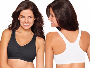 hanes racerback sports bra