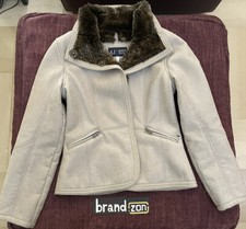 ARMANI JEANS DONNA GIACCA PELLE Cappotto Giubbino Blazer AJ Emporio Exchange