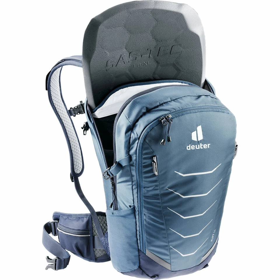 Deuter Flyt 14 Liter Protektorrucksack Fahrradrucksack Radrucksack Blau 2021 - Bild 2 von 4