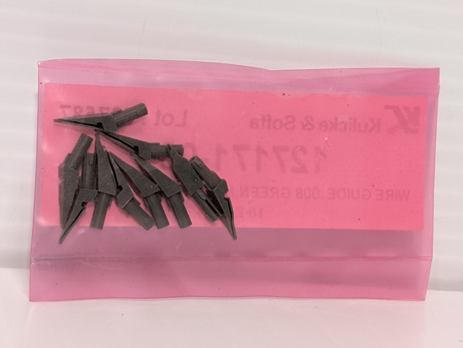 Lot of 3 packs: Kulicke + Soffa 127171-08, 10 count D/A Head Wire Guides, .008