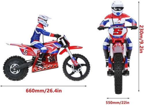 SK700001 SkyRC SR5 Super-Rider RC Bike 1:4 2,4 GHz Funkgesteuertes Motorrad - Photo 7/10
