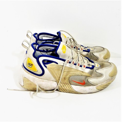 Nike Zoom Air 2k Platinum White \u0026 Blue Sneakers Men's Size 10 | eBay