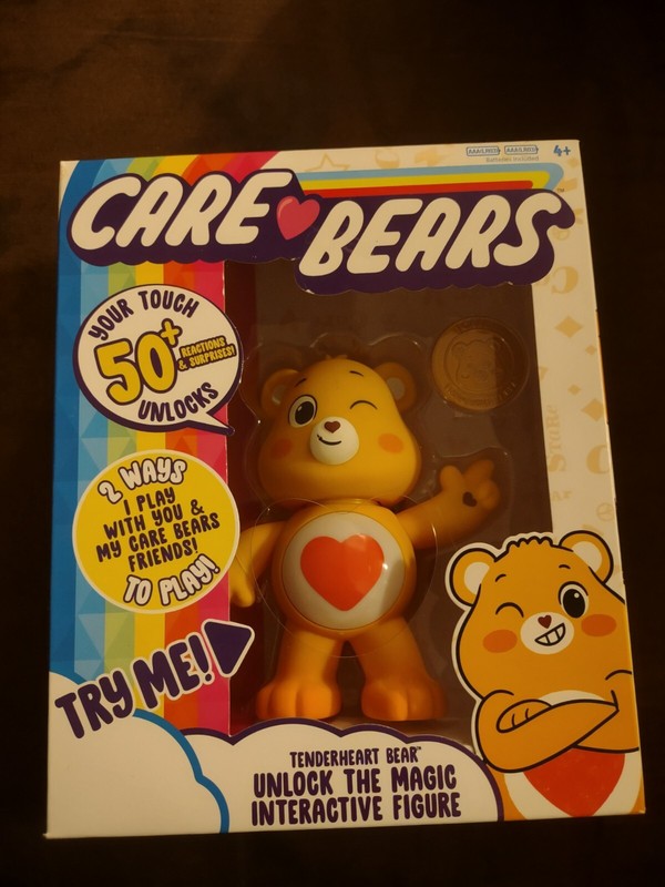 BRAND NEW! CARE BEARS TENDERHEART BEAR FIGURE!