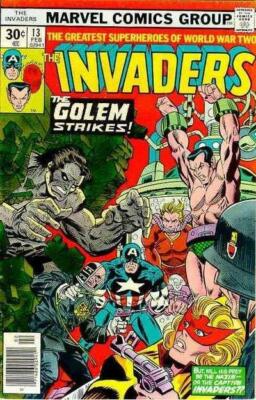 Invaders (1975) #  13 (6.0-FN) The Golem, 1st Colonel ''The Face'' Eisen 1977