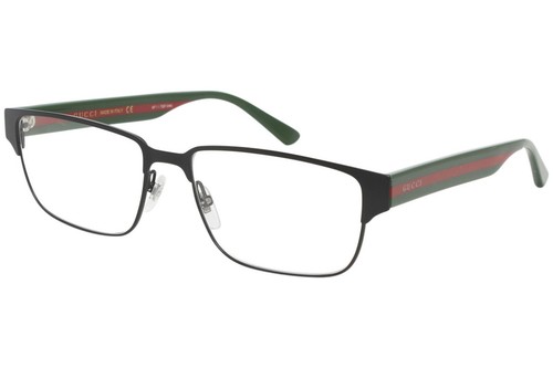Gucci Web GG0753O 002 Eyeglasses Men's 