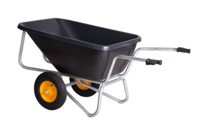 Kelberg Schubkarre 400L Schubkarre 250kg Luftreifen Mit Stahlfelge