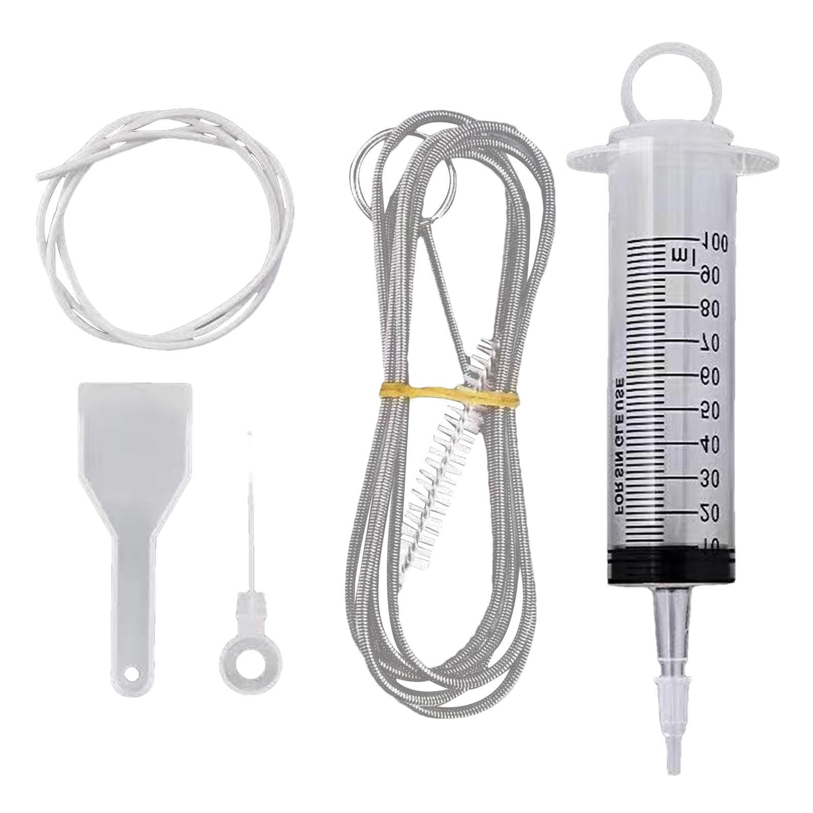 5pcs/Set Refrigerator Fridge Drain Hole Clog Remover Kit Unblocker Cleaning Tool