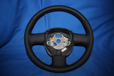 ORIGINAL LENKRAD LEDERLENKRAD AUDI A3 A4 A6 A8 Q7  NEU BEZOGEN A206