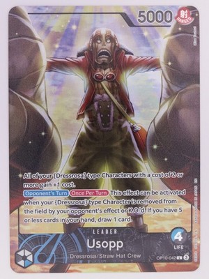 Usopp OP10-042 Official Playmat Limited Edition Vol 3 Promo Near